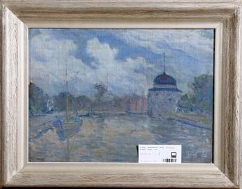 TRYGGELIN, ERIK, olja på pannå, sign.