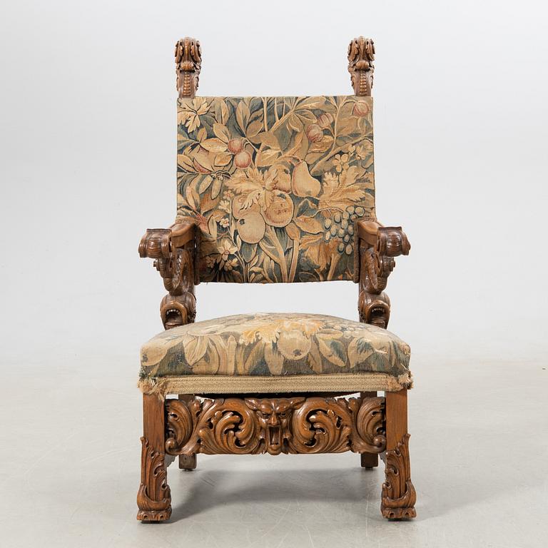 Armchair Baroque style first half of the 20th century.