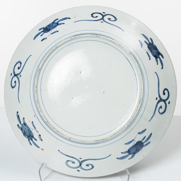 Six porcelain plates and dishes, Japan and China, 18th-19th century.
