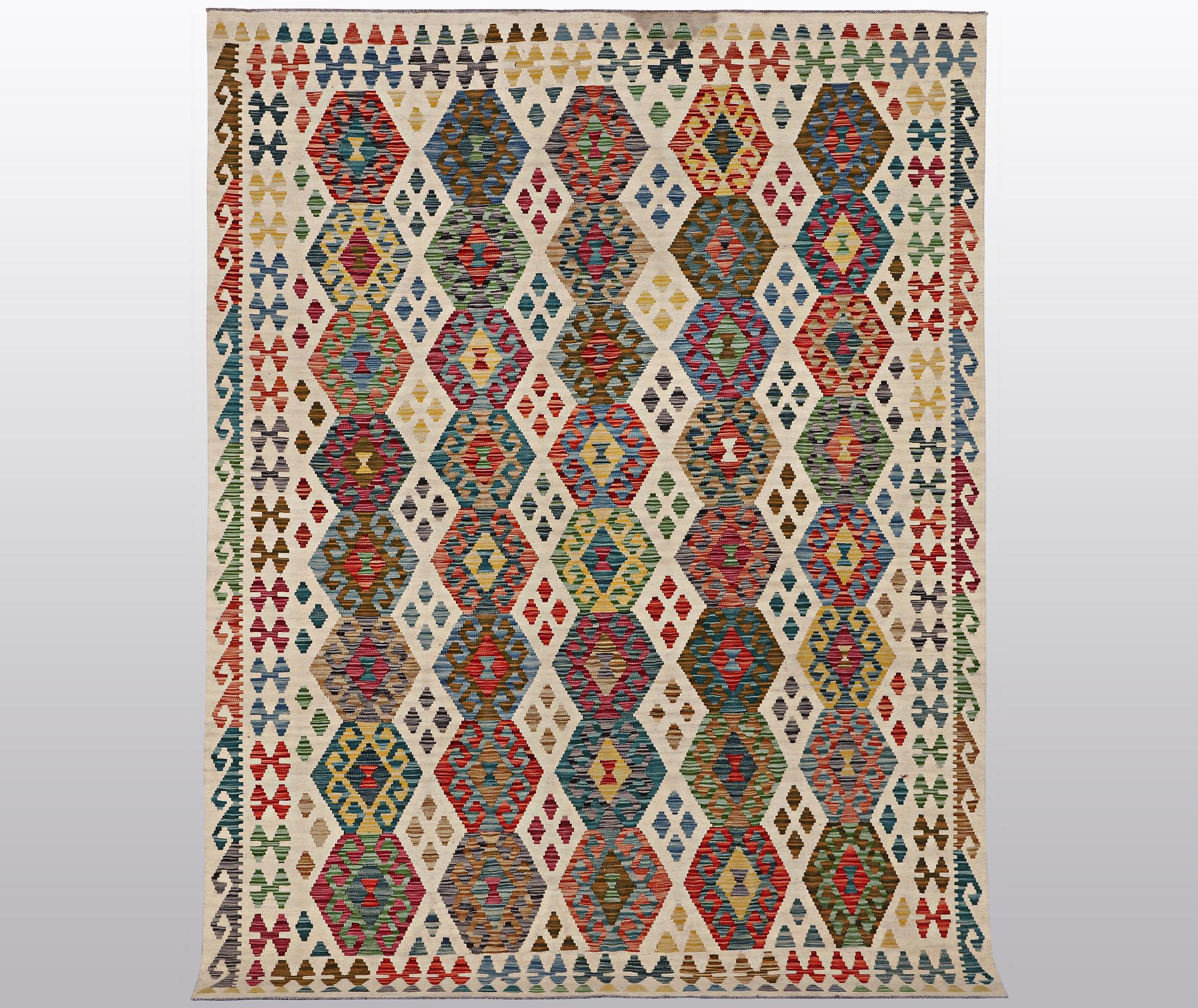 A carpet, kilim, ca 300 x 207 cm.