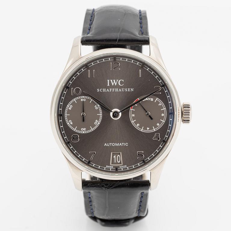 IWC, Portugieser, wristwatch, 42.3 mm.