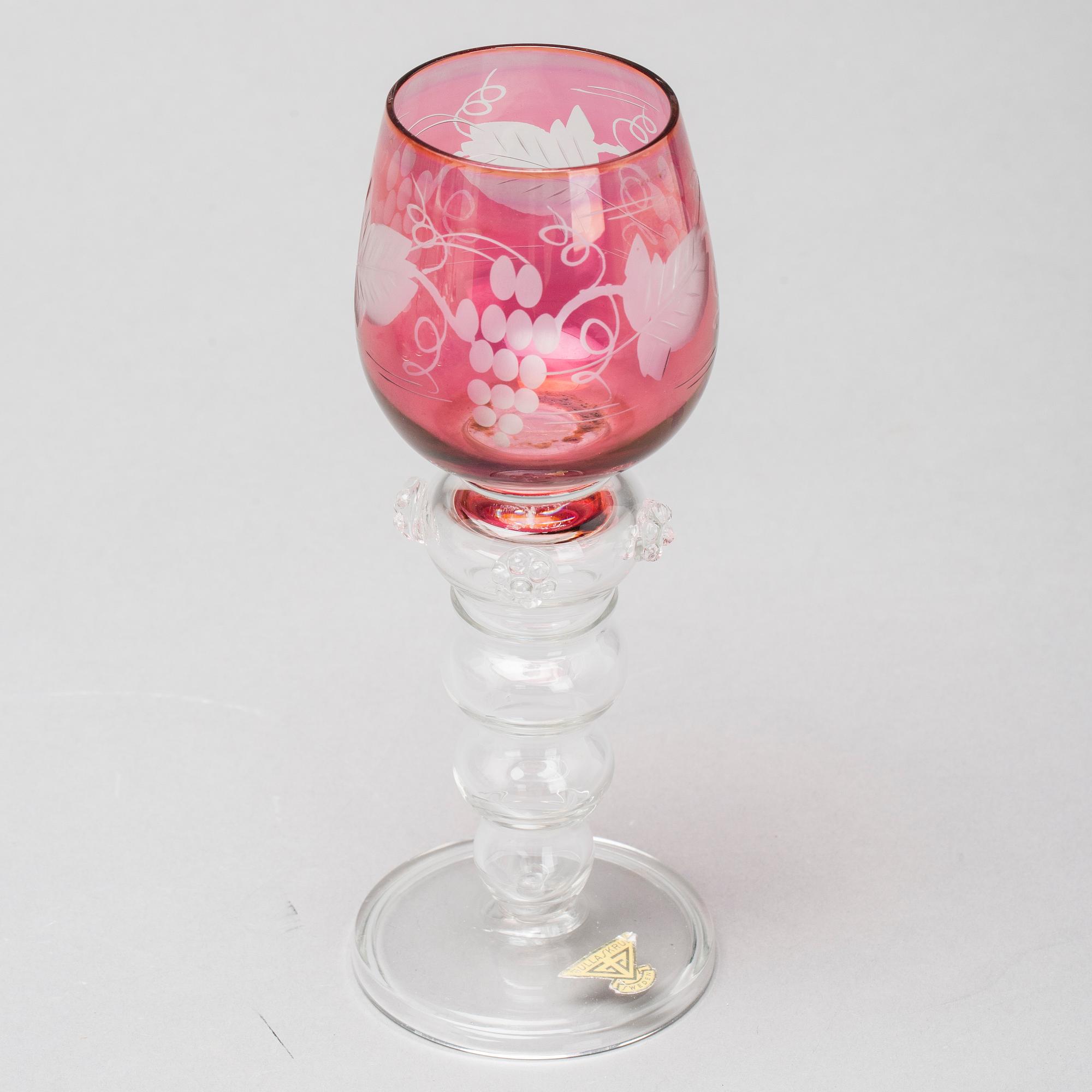 REMMARE, glas, 10 st. Gullaskruf. 1900-talets mitt.