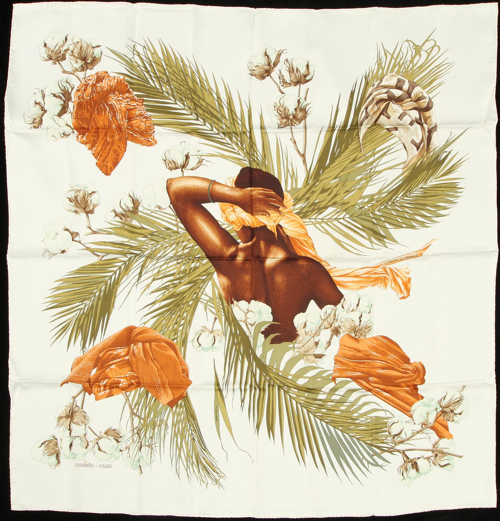 SCARF, "Turbans des Reines" Michael Szabo, Hermès, Paris.