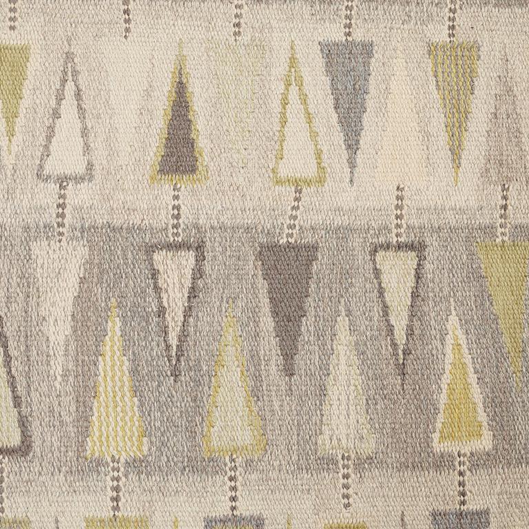 CARPET. "Pilevall". Flat weave. 257,5 x 171,5 cm. Signed KLH  ID.