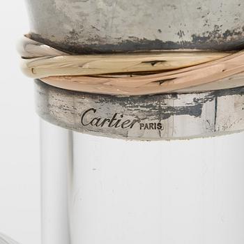 Cartier, karahvi, lasi ja sterlinghopea, Ranska 1900-luvun loppu.