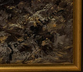 Johan Jacob Silvén, Summer Landscape with Ploughing Man.