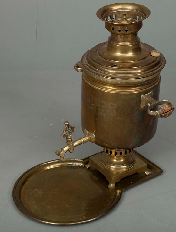 SAMOVAR, mässing, Bataschevi, Tula, 1800-talets senare hälft.