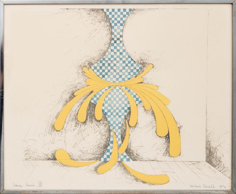 Micheal Farrell, "Orange pressée".