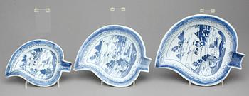 FAT, 3 st, porslin, Kina, 1800-tal.