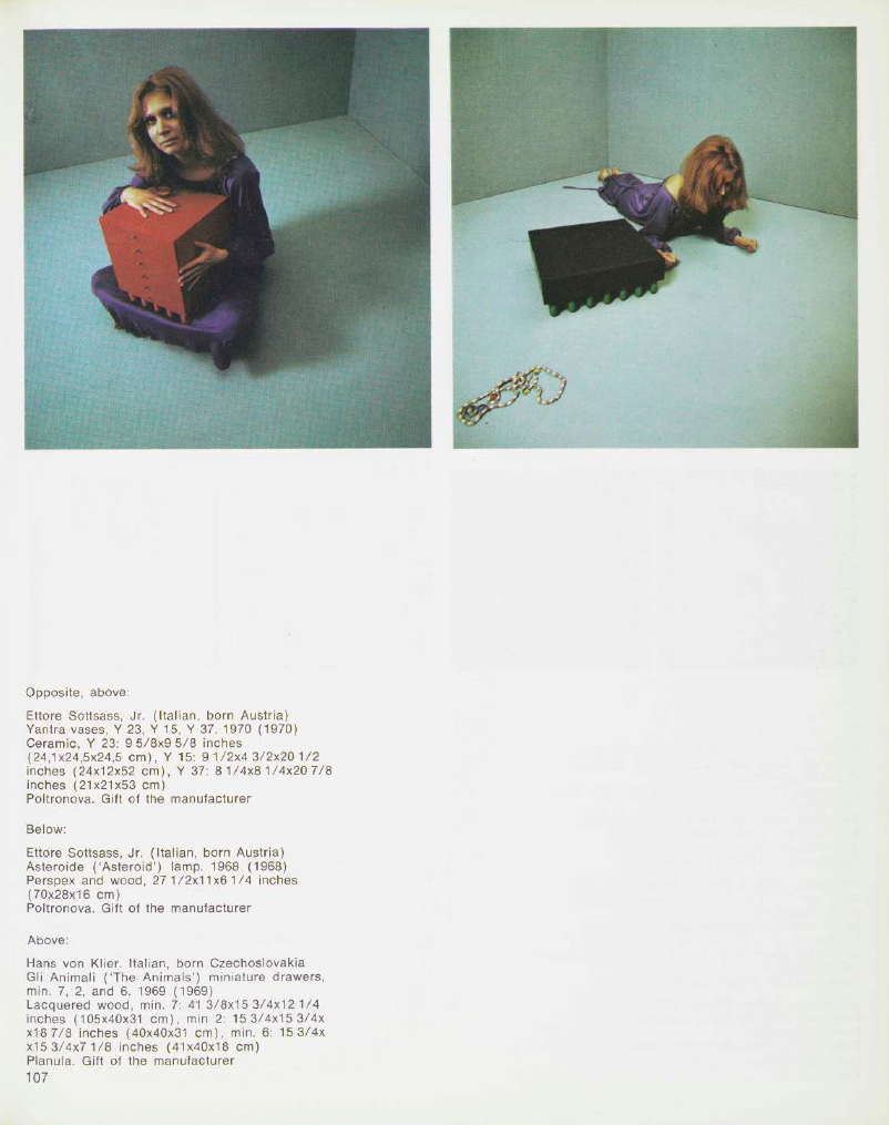 Hans von Klier, smyckeskrin, ur serien "Gli Animali", Planula, Italien, ca 1969.