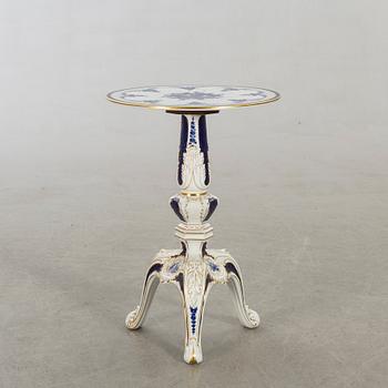 Bord, Louis XV-stil, Plaue von Schierholz, Tyskland, 1900-talets mitt porslin.