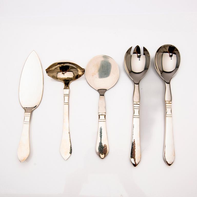 Georg Jensen, Cutlery service, silver, 107 pieces, "Antique/Continental", Denmark.