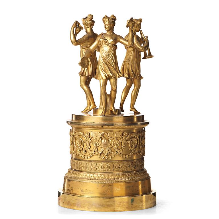 A French Empire centre piece, part of, early 19th century.