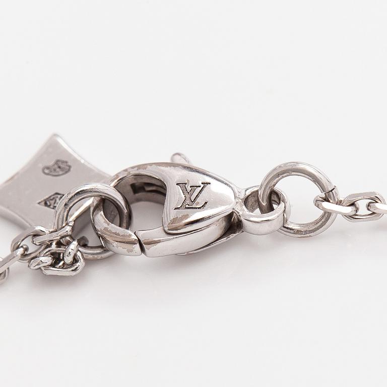 Louis Vuitton, kaulakoru, "Idylle Blossom Pendant", 18K valkokultaa ja timantteja.