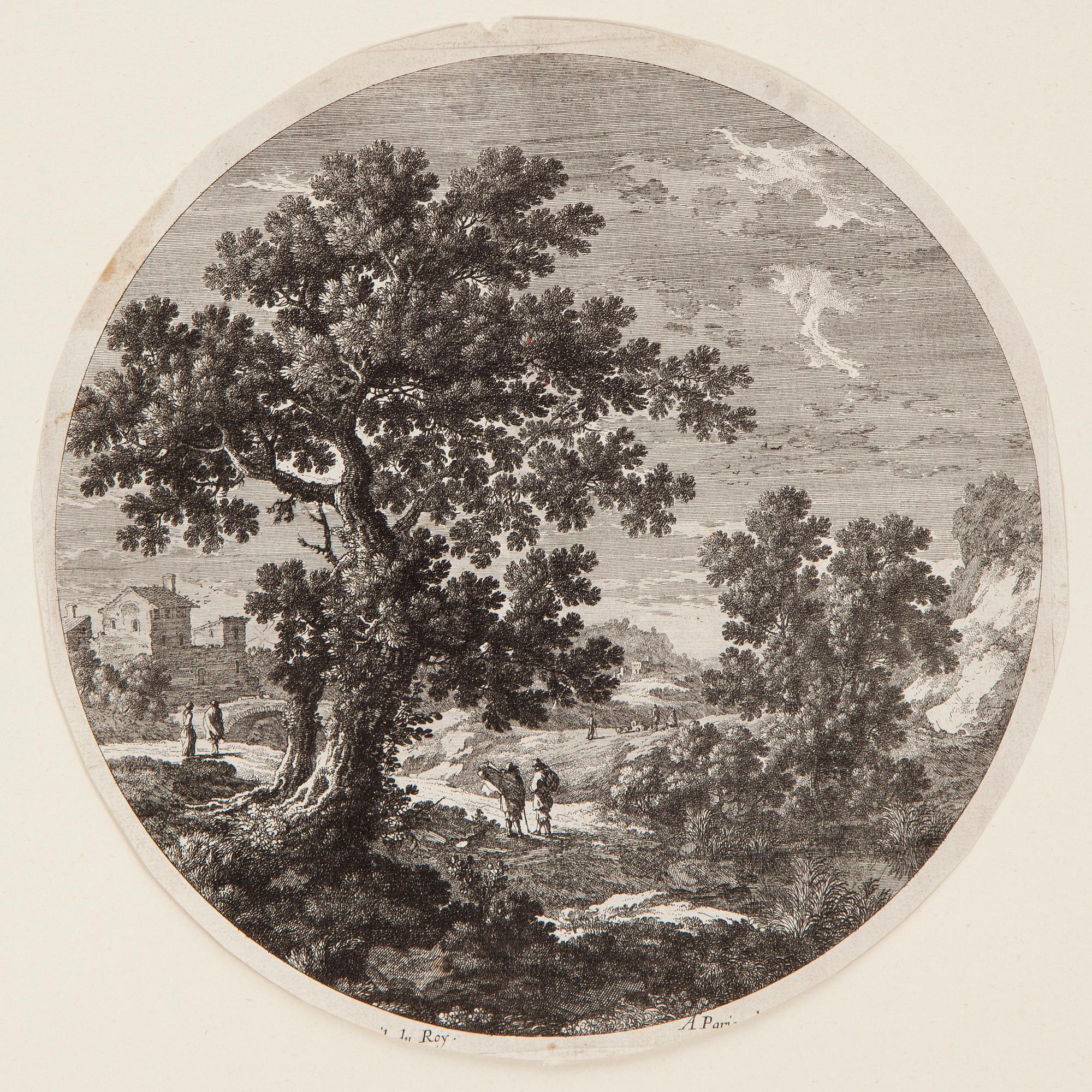PARTI, grafik, 20 gravyrer, Gabrielle Perelle (1603-1677) och Adam Perelle (1638-1695).