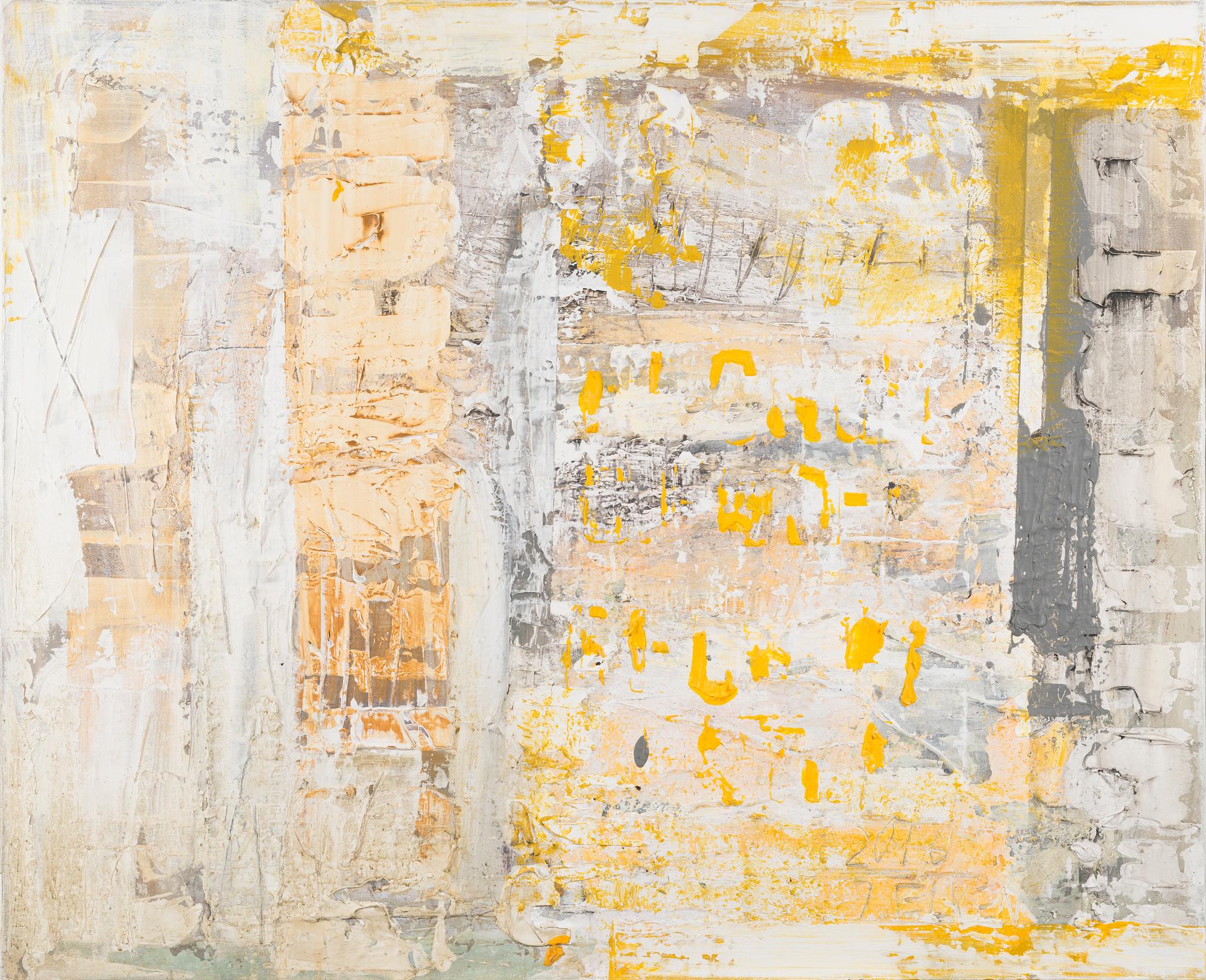 JAAN ELKEN, "WRITING ON THE WALL IV".
