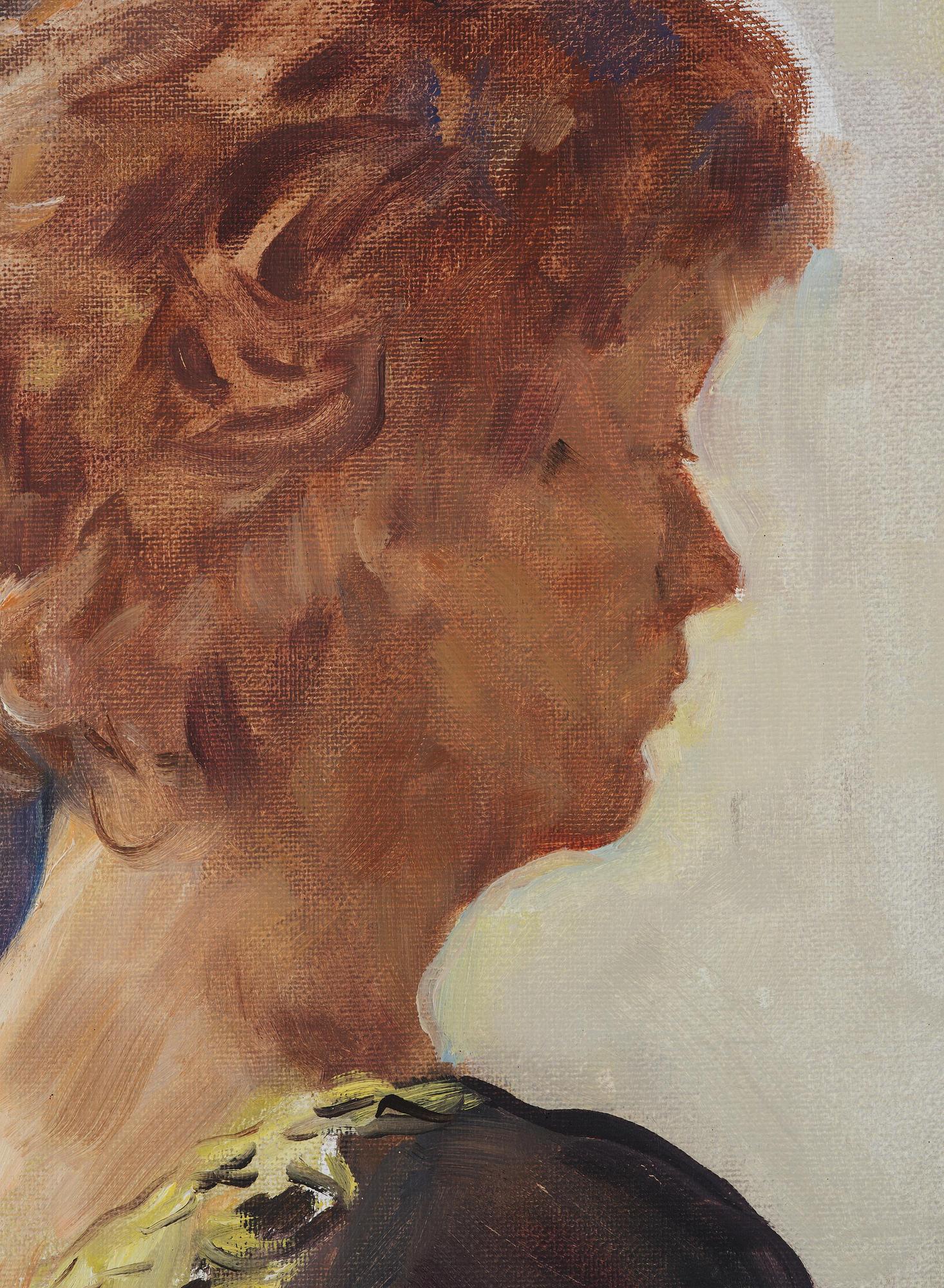 Lotte Laserstein, Seated lady.