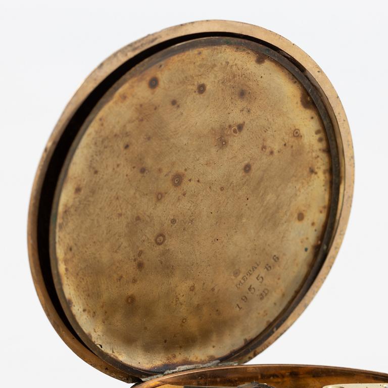 Pocket watch, hunter, 51 mm.