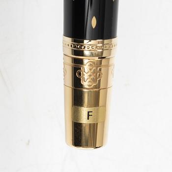 A Montblanc fountain pen, limited edition 'Queen Elizabeth I' from the series 'Patrons of Art'.