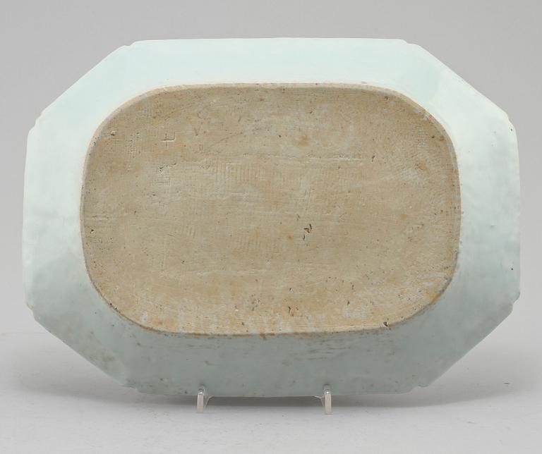 STEKFAT, porslin, Kina, 1700/1800-tal.