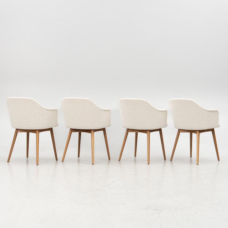 A set of four 'Rely Armchairs', &Tradition, Denmark.