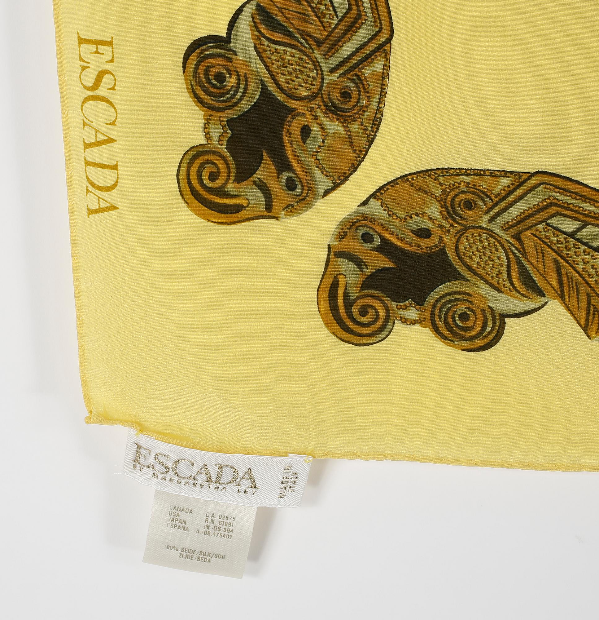 SCARVES, 3 st, Daks, Escada och Richel.