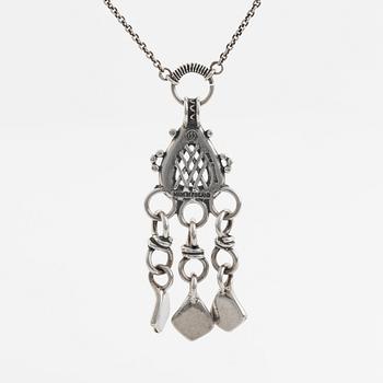 Kalevala silve necklace, Finland 1991.