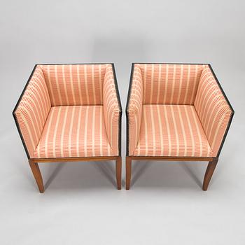 Eliel Saarinen, a late 20th-century 5-piece 'Saarinen house' furniture suite, Adelta oy, Finland.