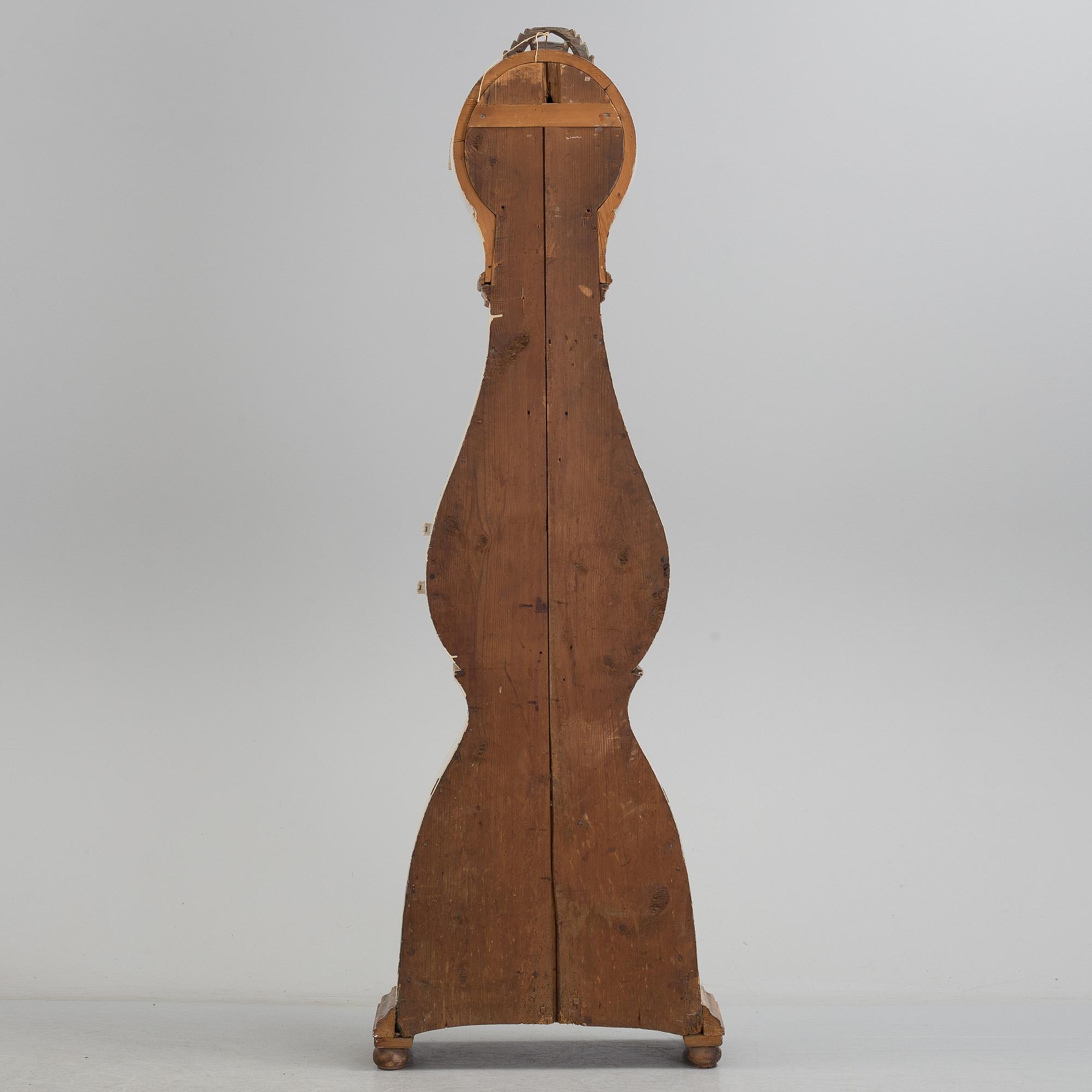 A 19th century longcase clock.