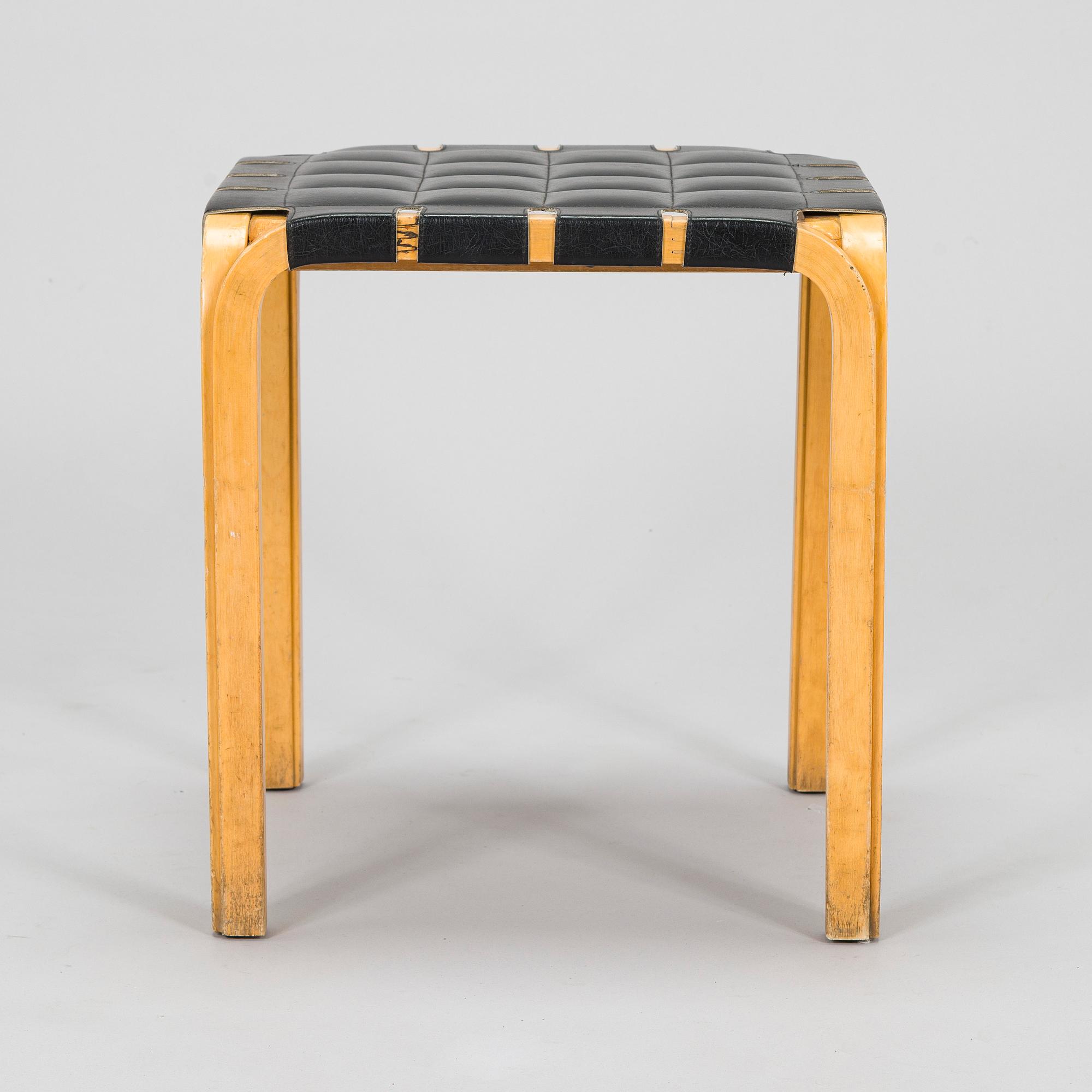Alvar Aalto, A mid 20th century ' Y61' stool for Artek.