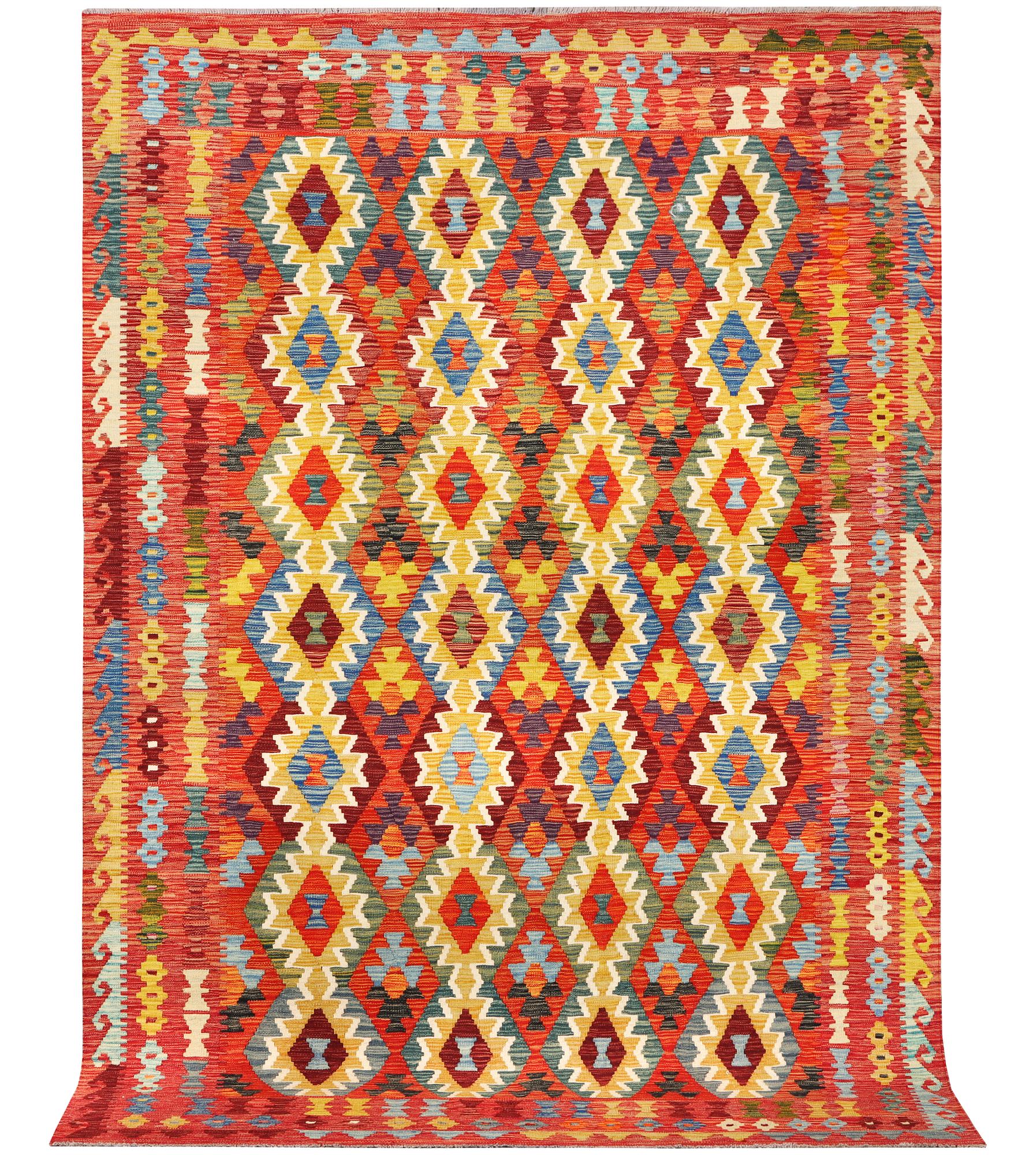 A Kelim carpet, c. 291 x 196 cm.