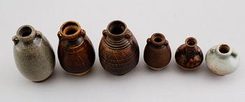 VASER, 7 st, stengods, Sawankholok, Thailand, 1400-tal.