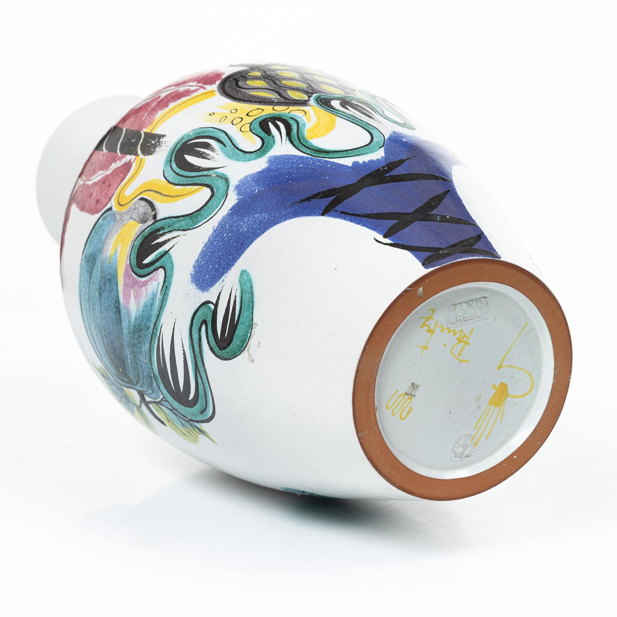 Ursula Printz, a vase, Gustavsberg studio.