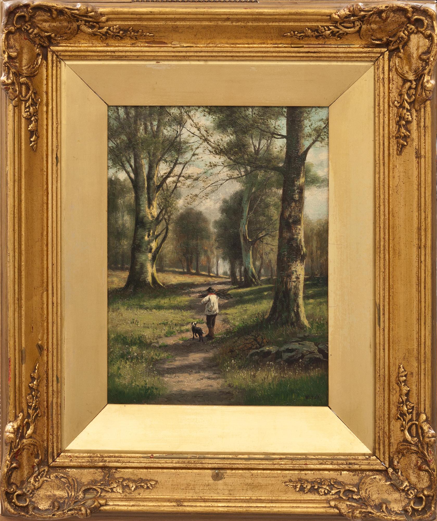 WILLIAM FREDERICK HULK, olja på duk, signerad.