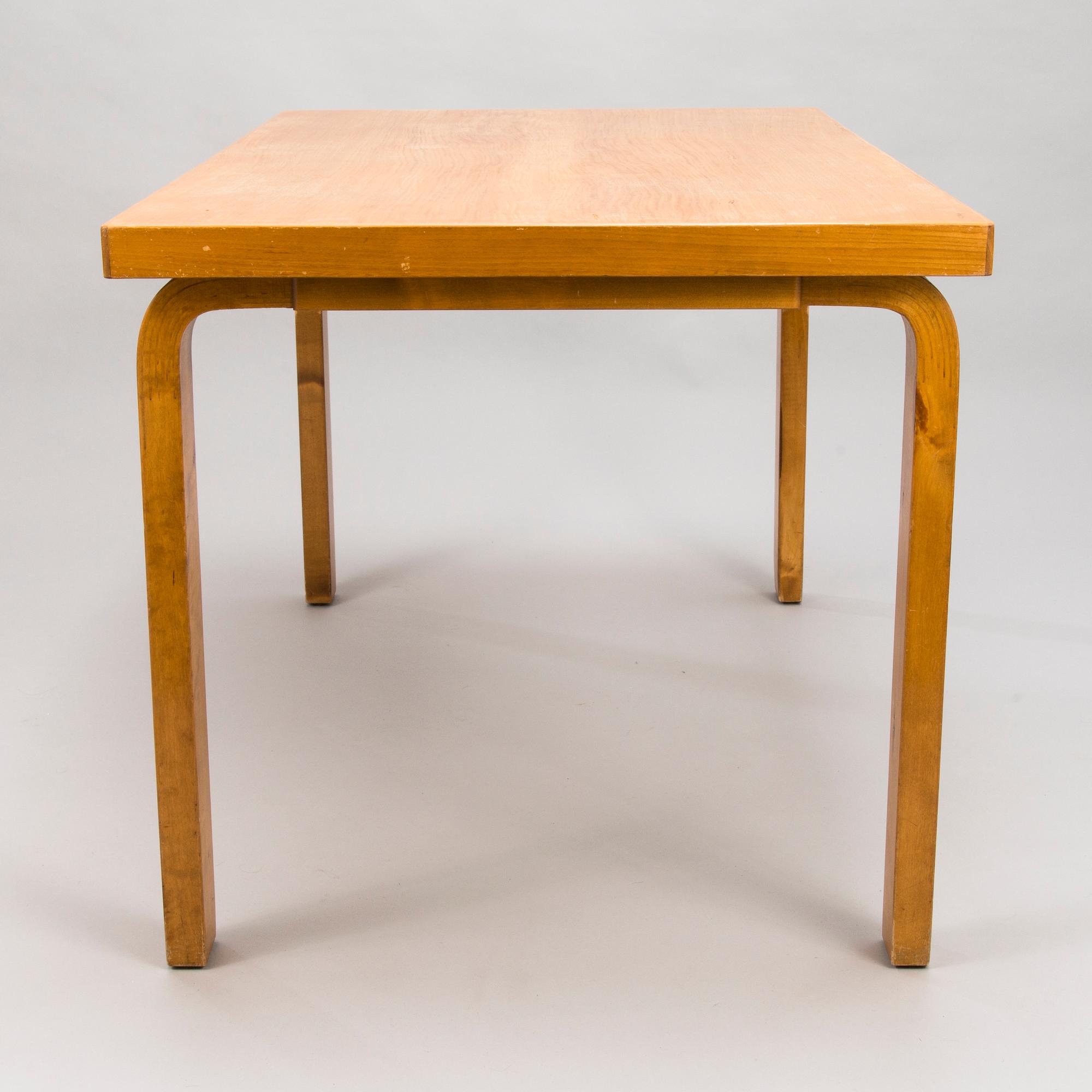 ALVAR AALTO, a early 1950's table for  O.Y. Huonekalu-ja Rakennustyötehdas A.B..