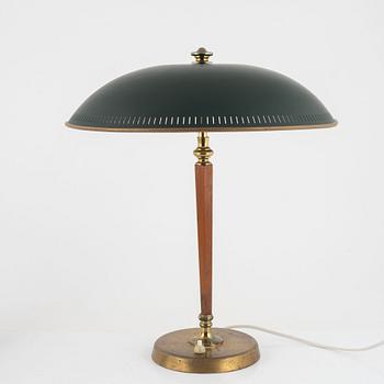 Bordslampa, modell 2795, Swedish Modern, Bröderna Malmströms Metallvarufabrik, 1900-talets mitt.