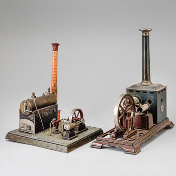 Two steam engines, Germany, early 20th century.