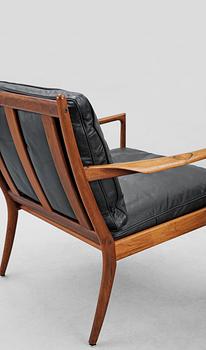 A pair of Ib Kofod Larsen armchairs 'Samsö' by Olof Persson, Jönköping.