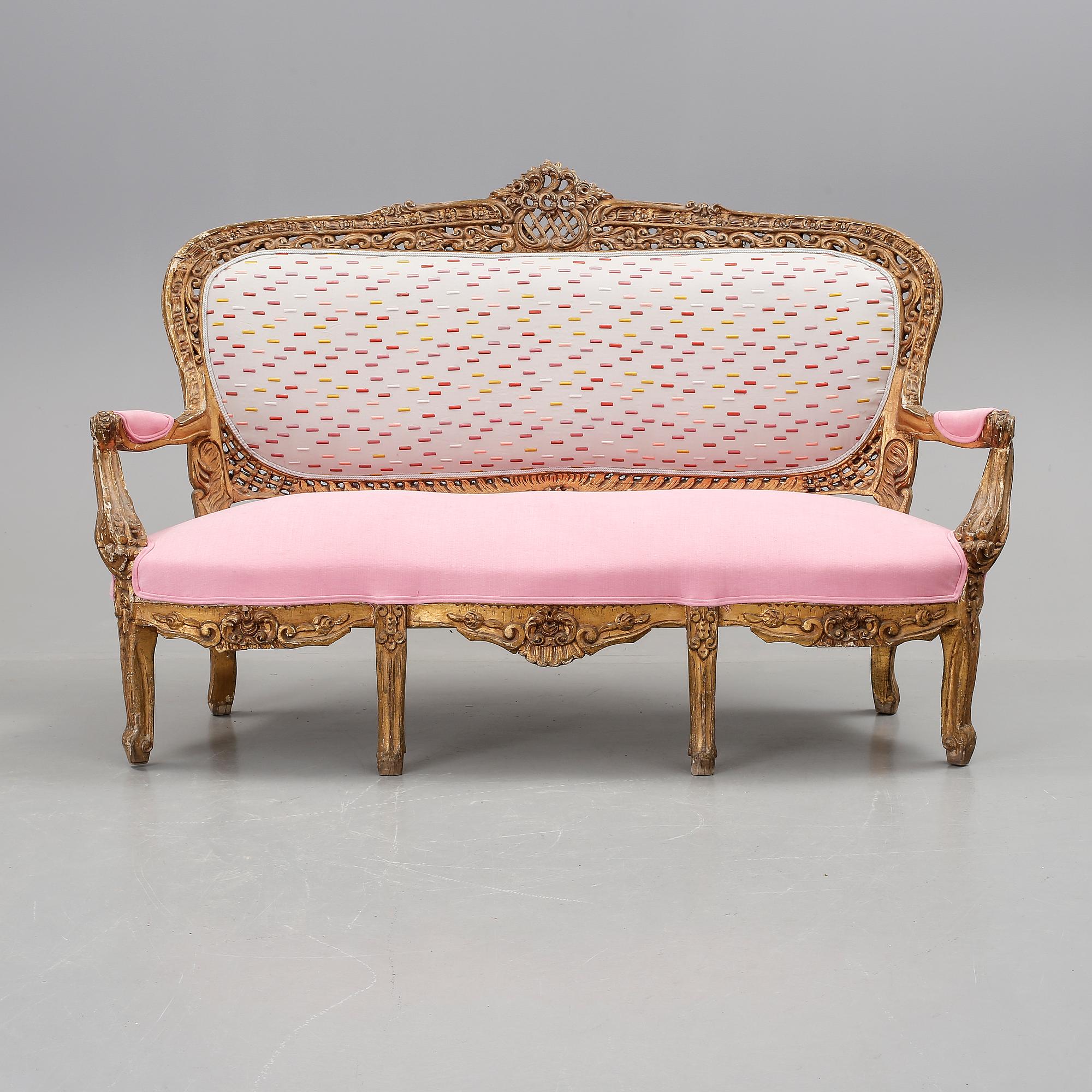 SOFFA, rokokostil, 1900-talets första hälft.