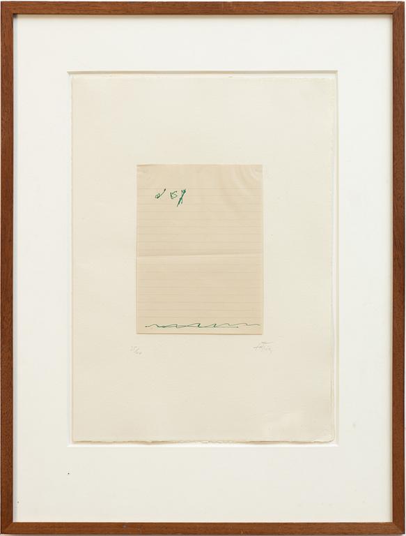 Antoni Tàpies, "El pa a la barca".