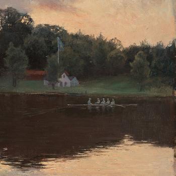 Gottfrid Kallstenius, View over Stockholm from Beckholmen.
