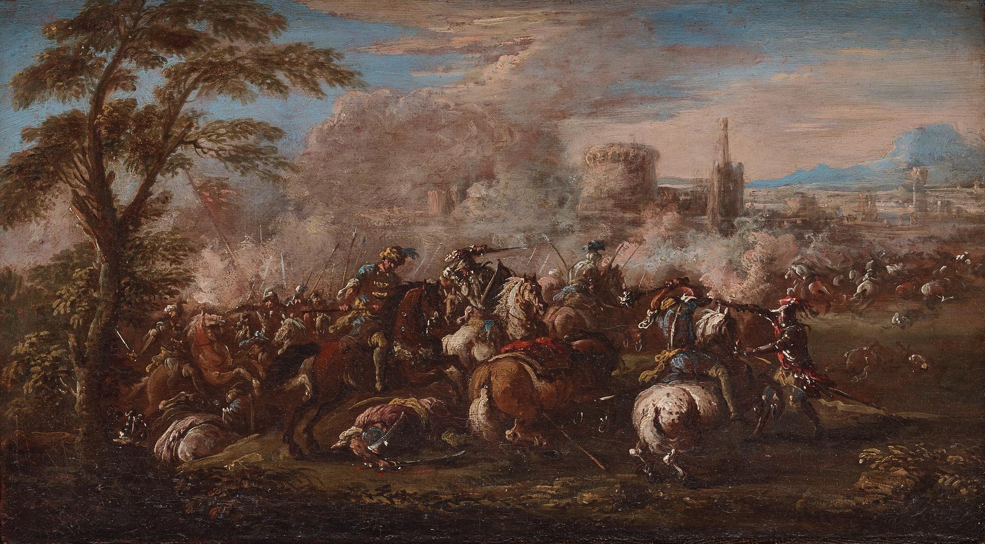 Francesco Graziani ("Ciccio"), Batalj mellan ottomaner och kristna.