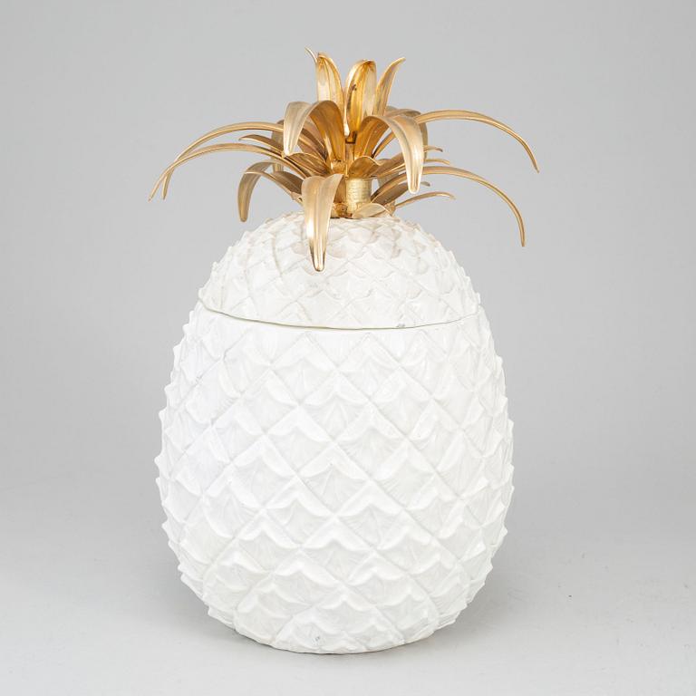 MAURO MANETTI, a pinapple ice bucket, Italy, second half of the 20th Century.