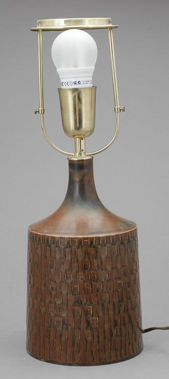 BORDSLAMPA, stengods, Stig Lindberg, Gustavsbergs studio, 1900-talets andra hälft.