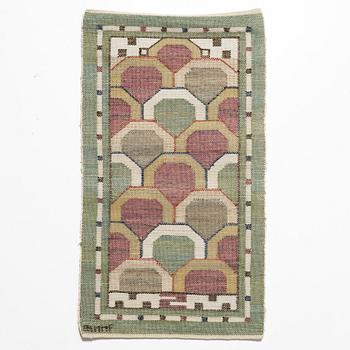 Märta Måås-Fjetterström, a tapestry, 'Sköldpaddan', woven on linen warp, signed AB MMF, c. 66 x 37 cm.