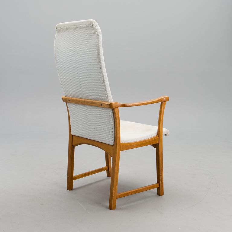 A mid-20th century open arm chair model F-202 for M-H Produkt, Sweden.