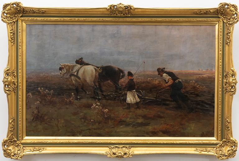 László Pataky, Ploughing.