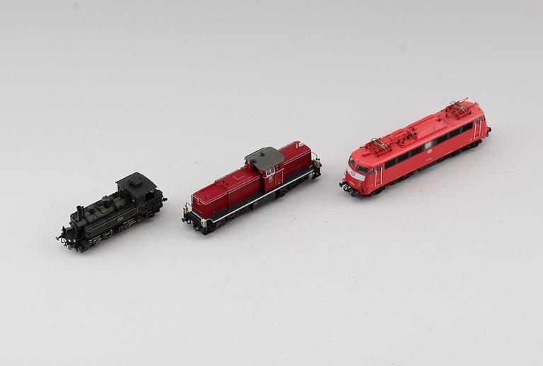 SAMLING MODELLTÅG, 4 delar, Roco, Österrike.