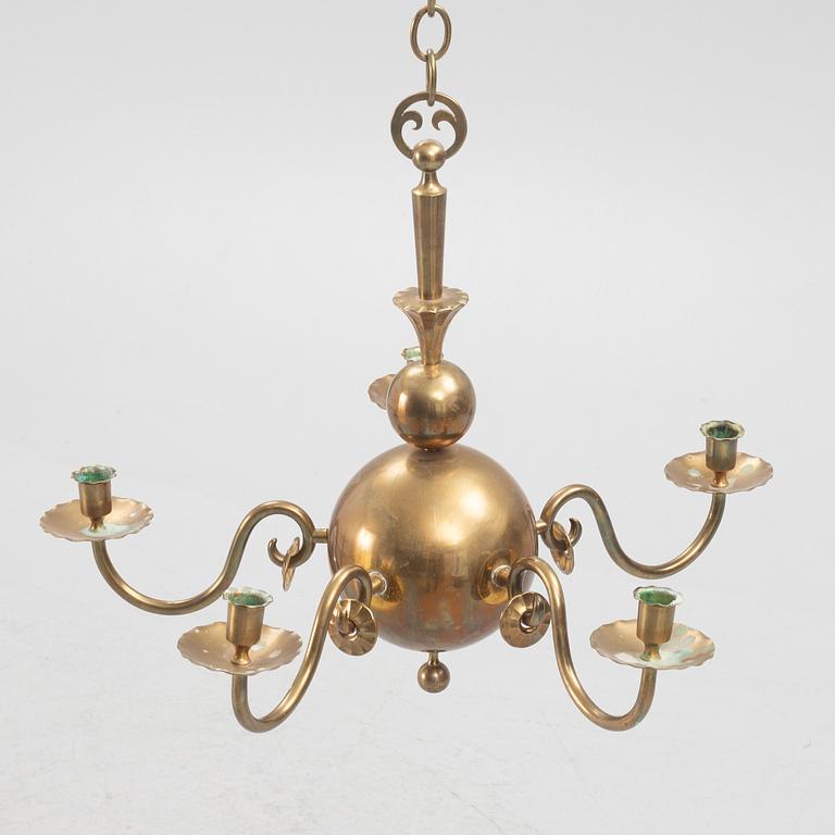 Chandelier, Swedish Grace, 1920s/30s.