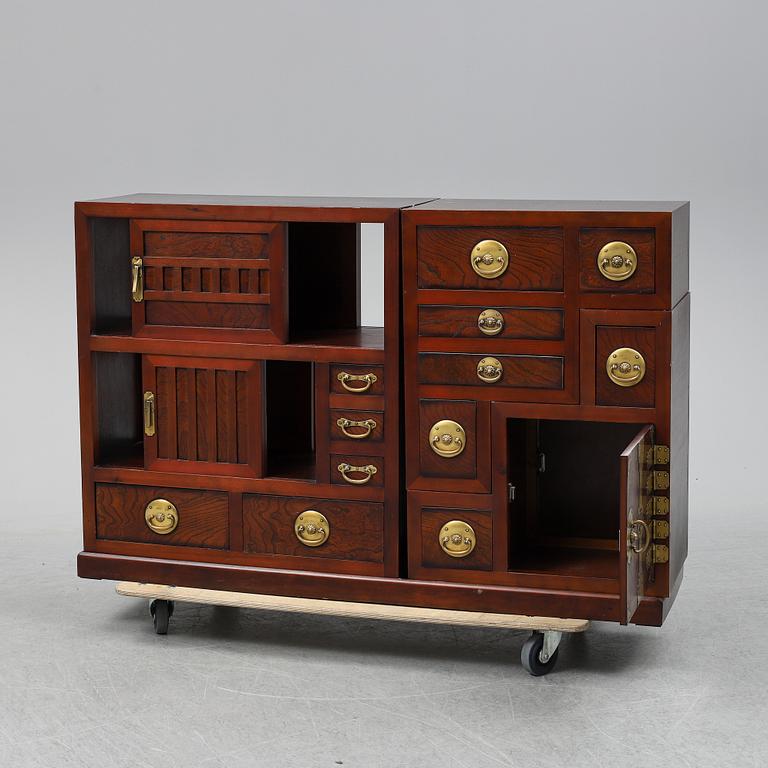 A second half of the 20th Century 3 pcs step tansu.